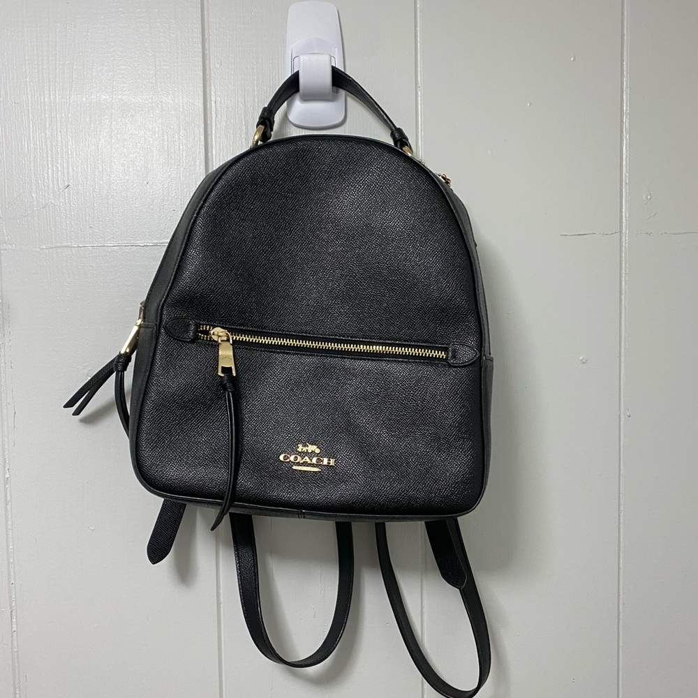 Black coach backpack